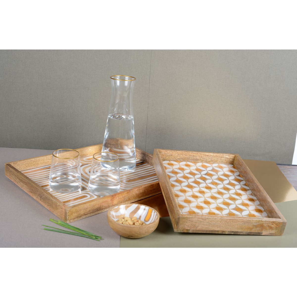 Carafe Dore MAT H28CM