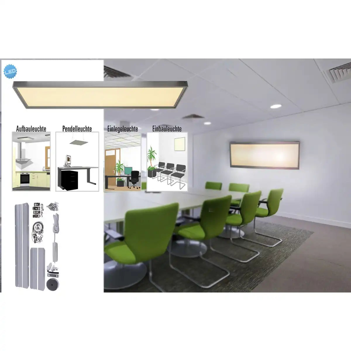 LED Panel zum Ein-/Aufbau "DIVERSITY"