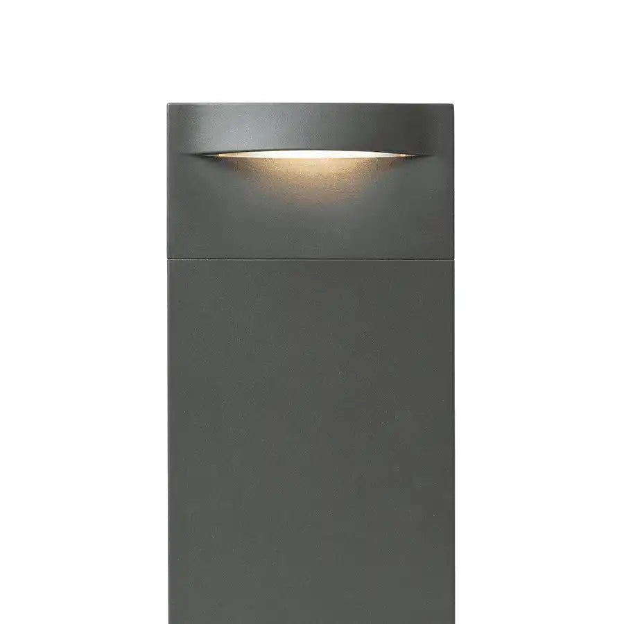 2er Set BOBO LED Außenleuchte Aluminium Standleuchte anthrazitgrau 8W IP65 3000K - HomeDesign Knaus