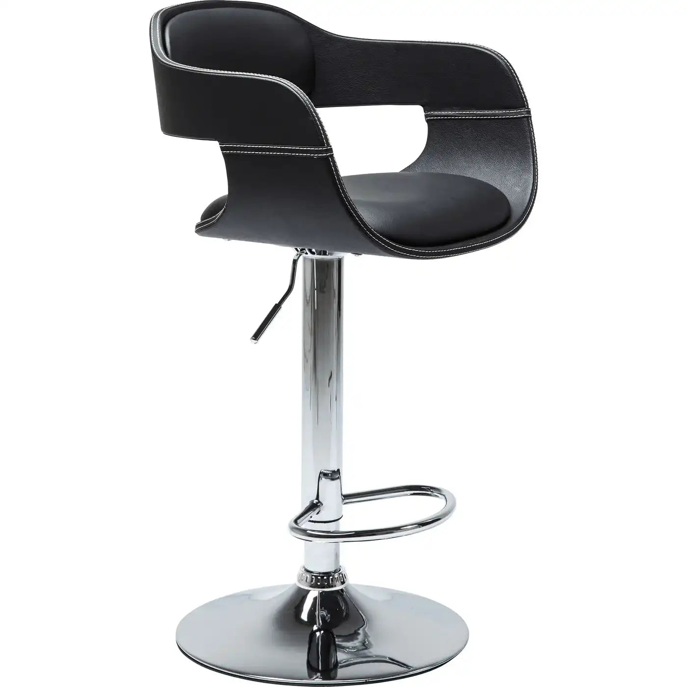 2er Set Costa Barhocker Black - HomeDesign Knaus