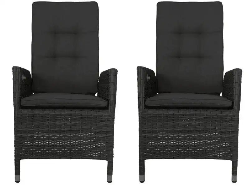 2er Set Gartenstuhl Hochlehner verstellbar Stuhl Soho - HomeDesign Knaus