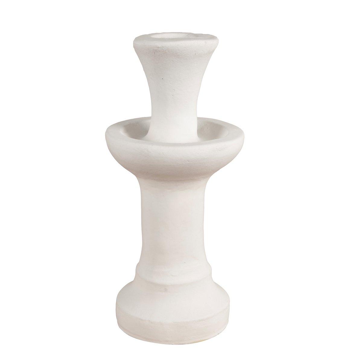 2er-Set Kerzenhalter aus Keramik Tamé organischer Form - HomeDesign Knaus