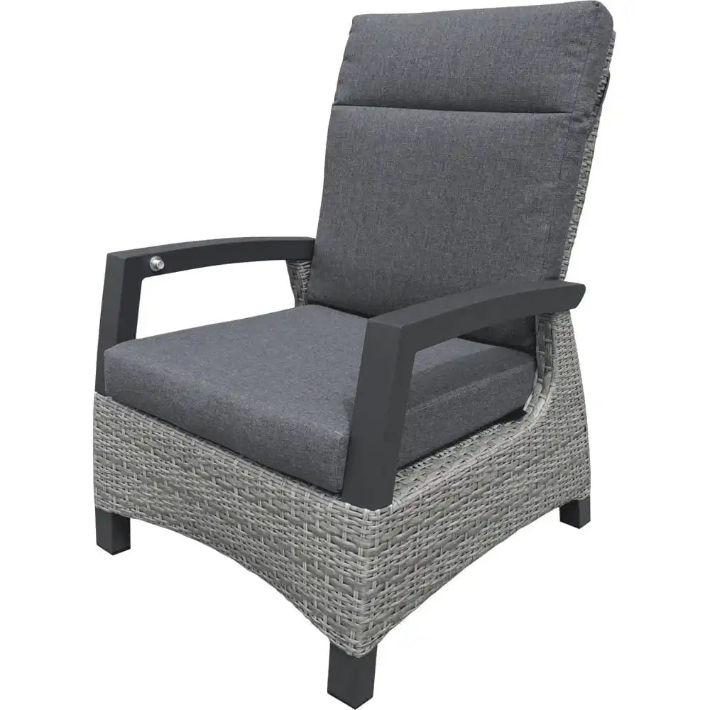 2er Set Loungestuhl Prato Mountain Gartensessel verstellbar - HomeDesign Knaus