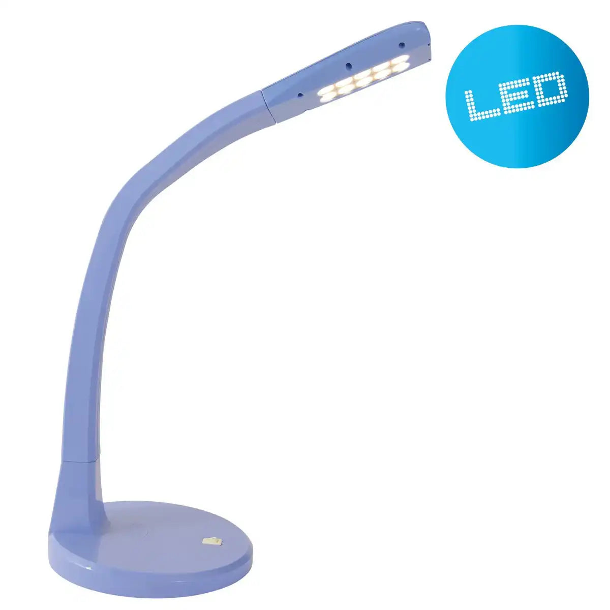 LED Tischleuchte "Tim" hellblau, Kunststoff und Silikon, 48,5 cm hoch