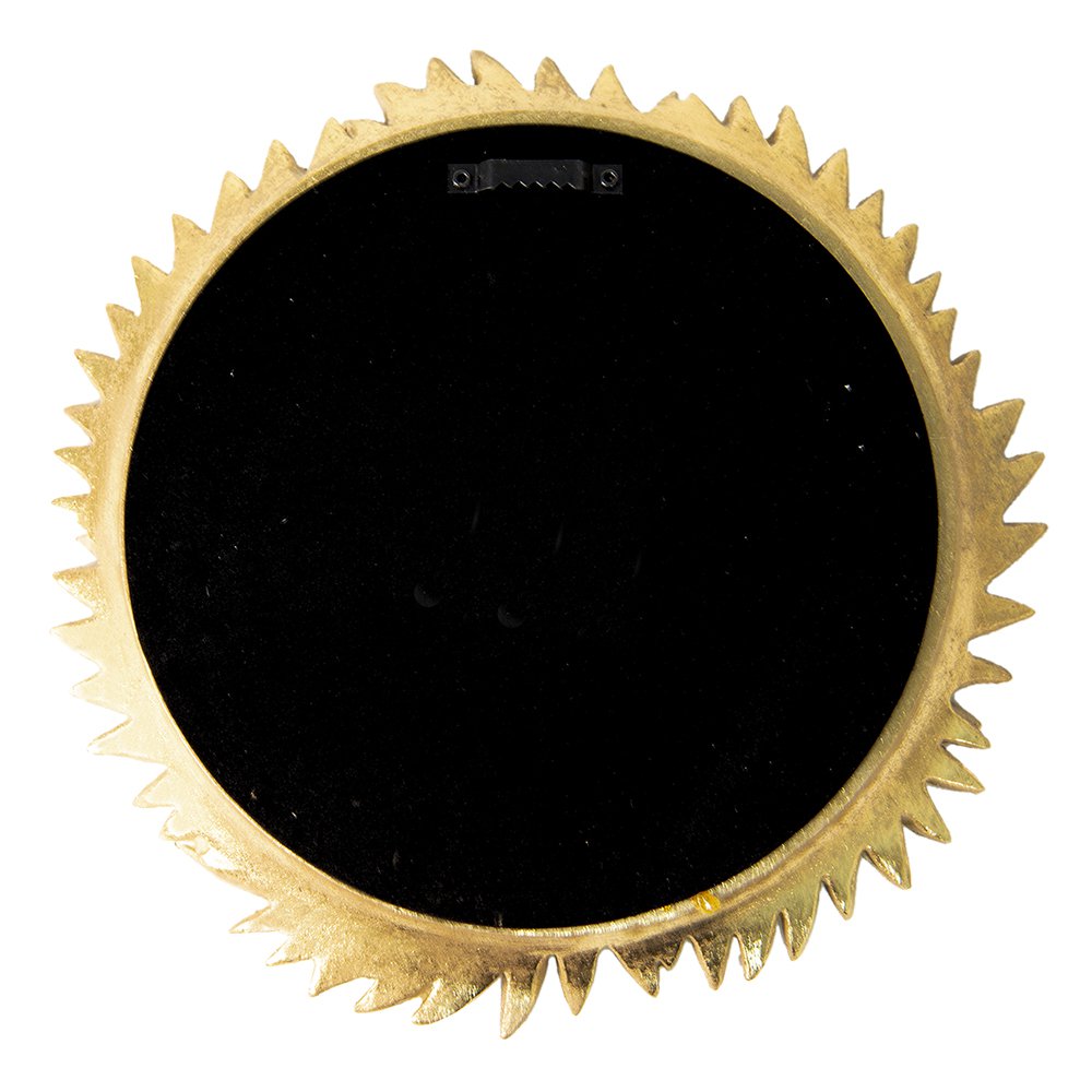 Runder Wandspiegel Ø 25 cm in Gold (Kunststoffrahmen)
