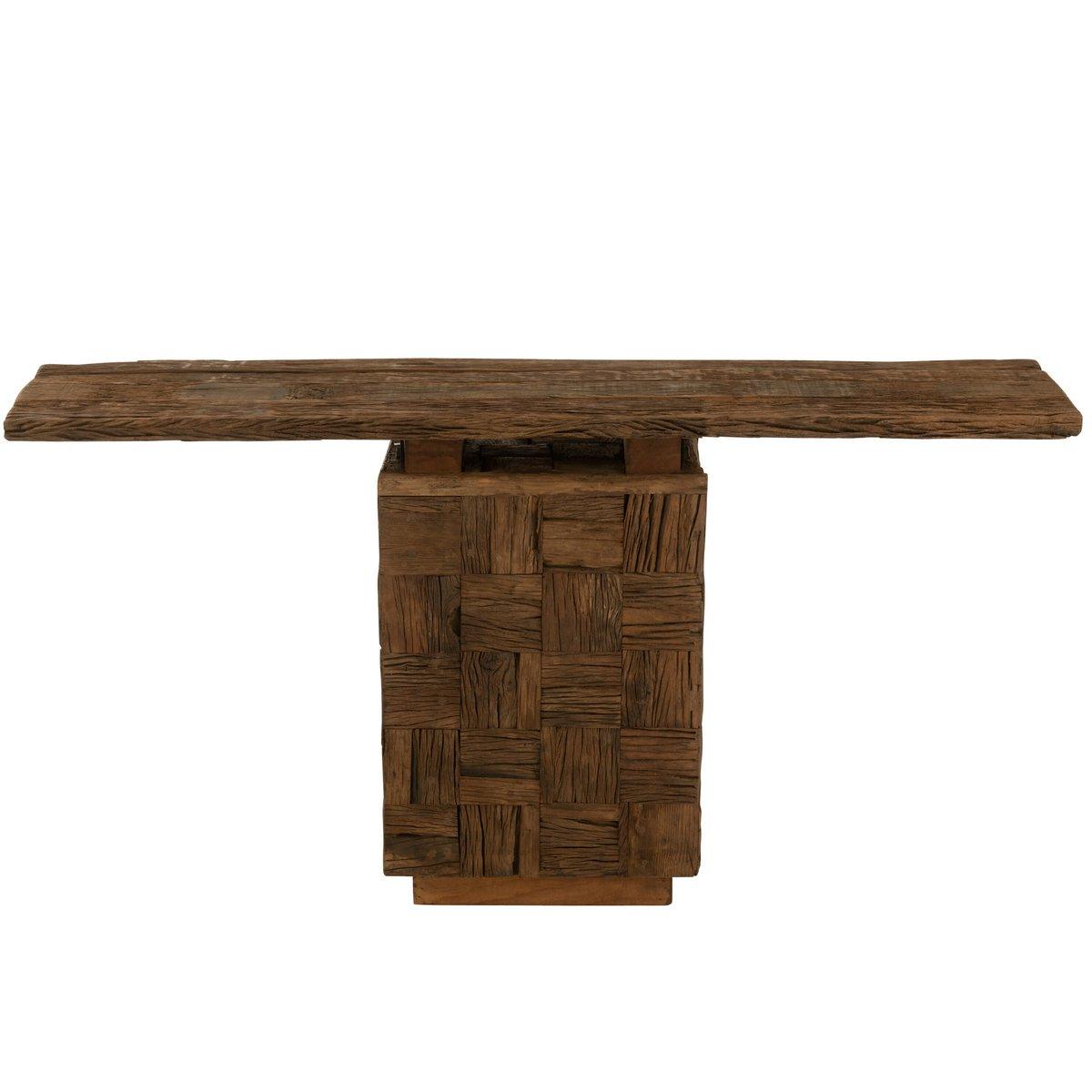 J-Line Konsole Woody Hout Naturel