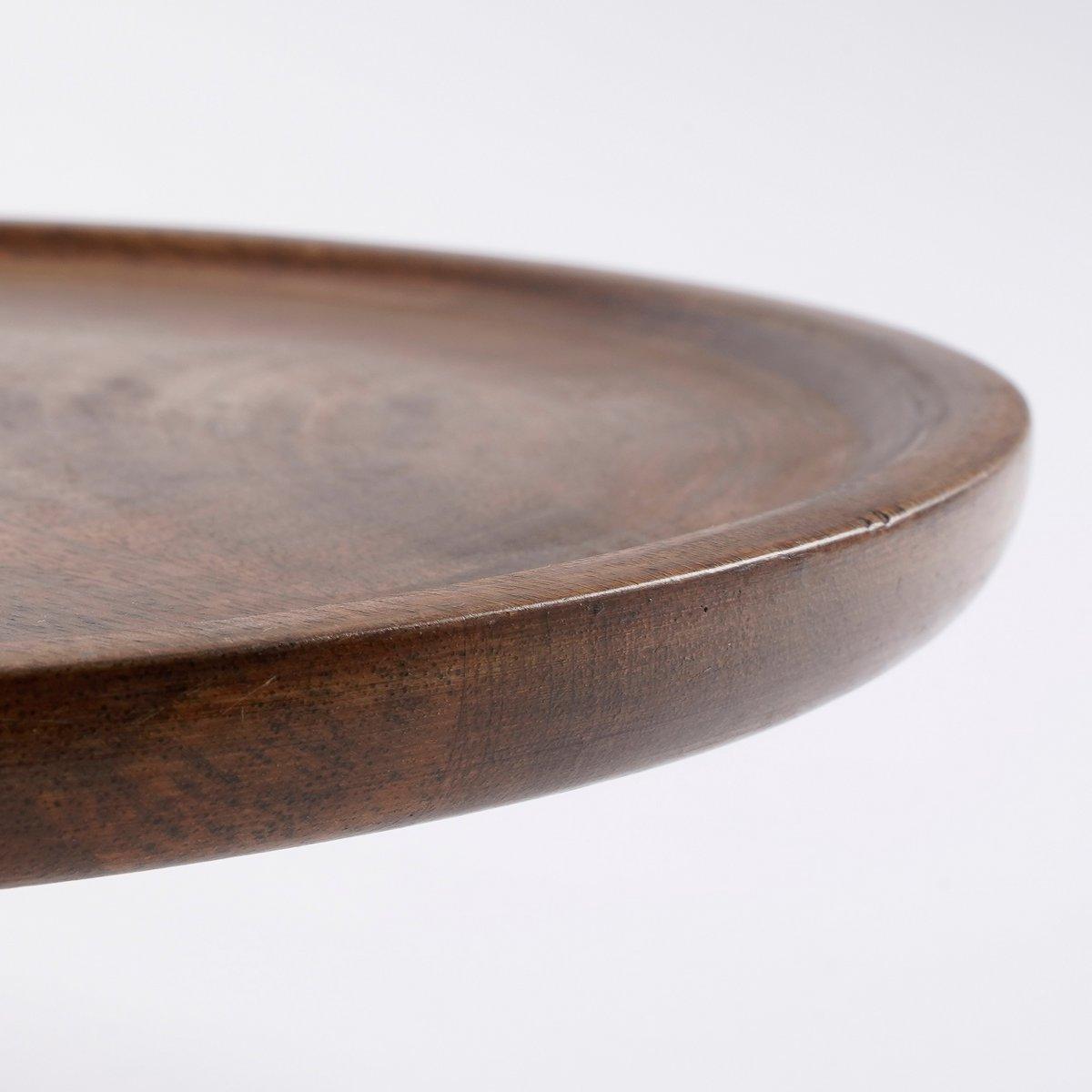 Tallo Tortenständer – H10 x Ø30 cm – 100 % FSC Mangoholz – Dunkelbraun