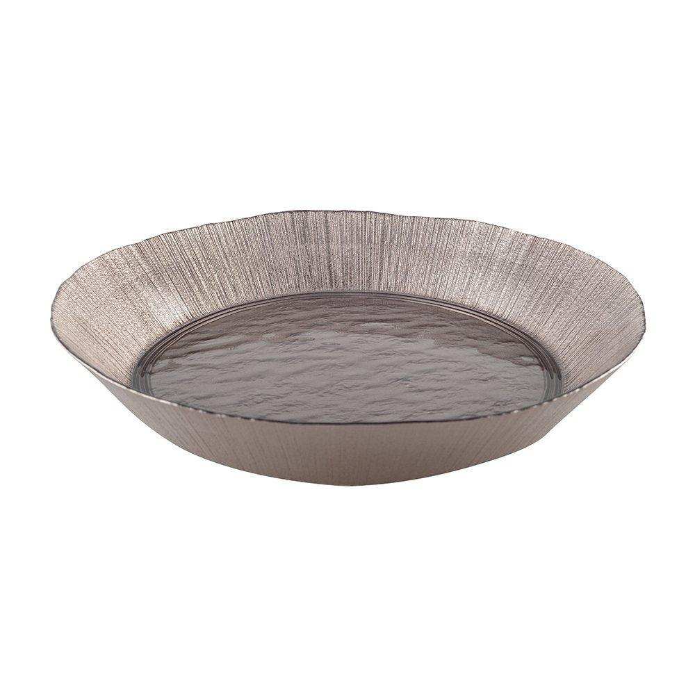 32 cm flache sandige Metallic - HomeDesign Knaus