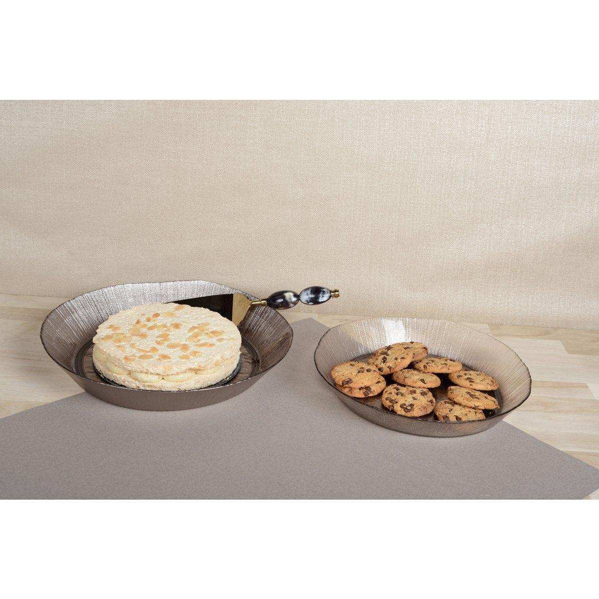 32 cm flache sandige Metallic - HomeDesign Knaus