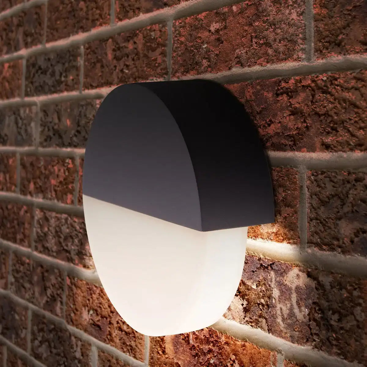 LED Außen Wandleuchte "SOBRIO" , aus Metall und Kunststoff in Anthrazit, mit integrierter LED