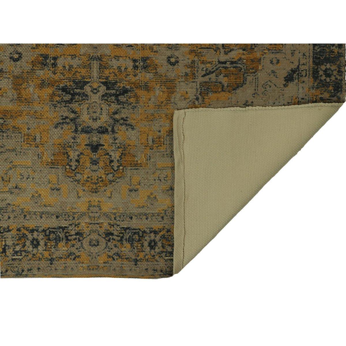 HSM Collection Floor Teppich Vintage Classic -160x230-gelb/grau-polyester