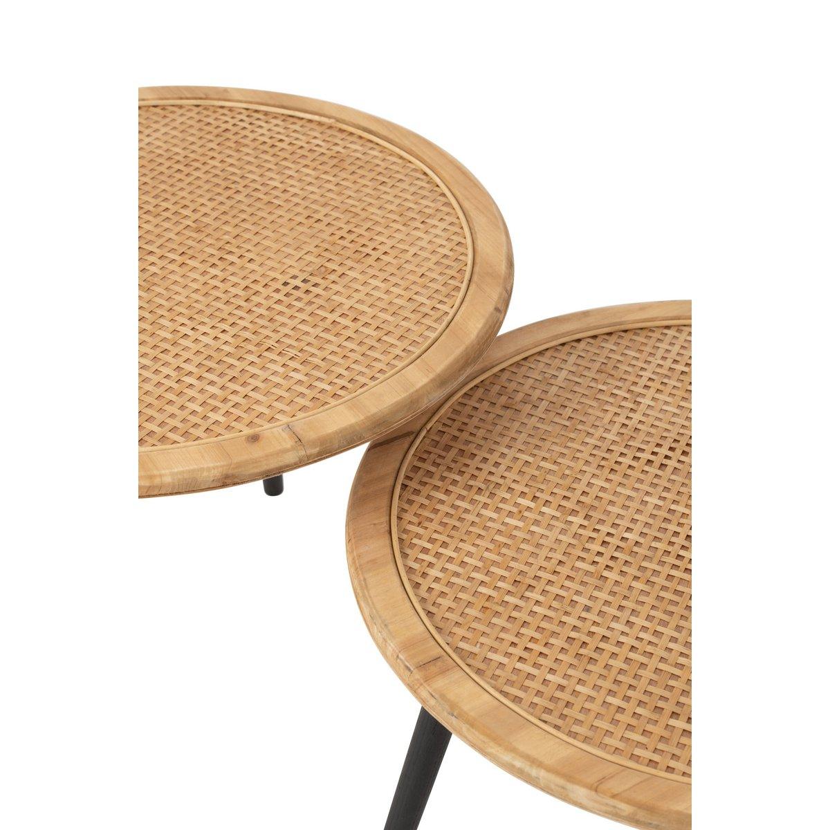 J-Line Beistelltisch – Bambus – Natur