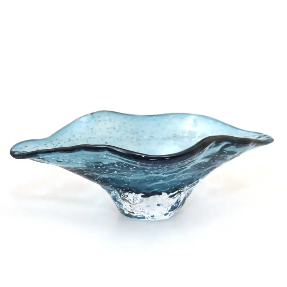 33x18x10.5 cm blauer Glasabfluss - HomeDesign Knaus