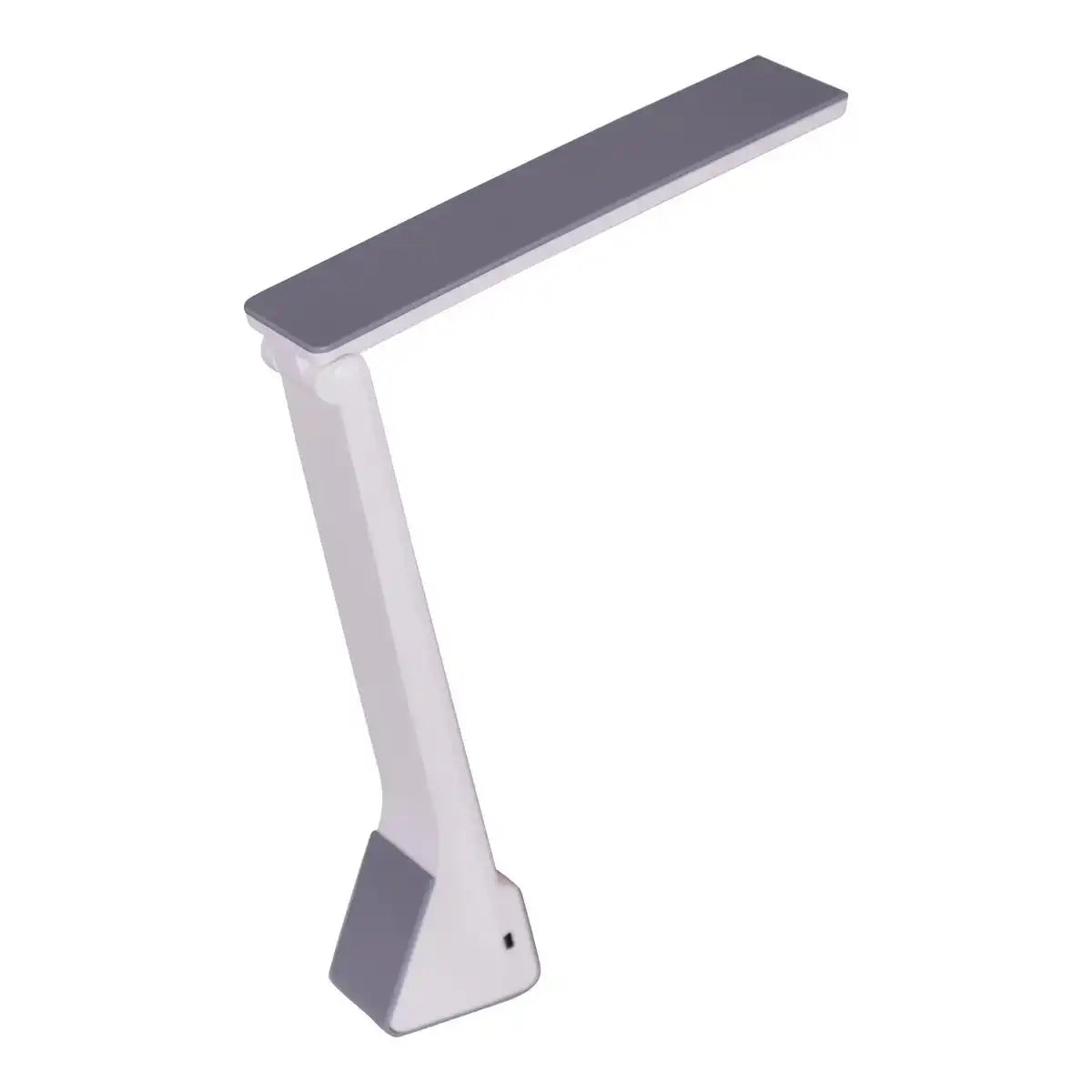LED Akku-Tischleuchte "ULF" grau, aus Metall und Kunststoff in Grau und weiß, mit fest verbauten LEDs, 26 cm hoch, Lichtfarbe in 3 Stufen einstellbar