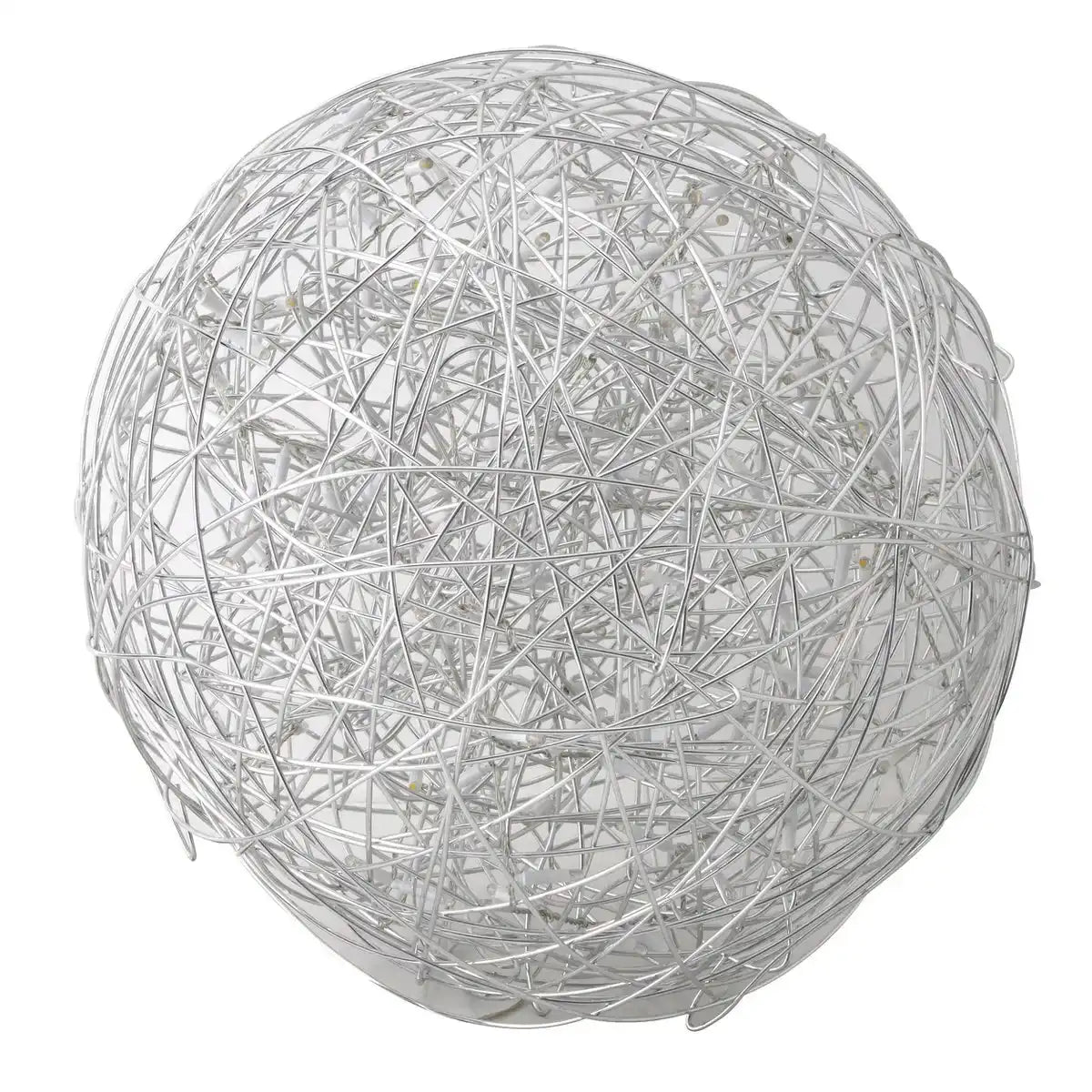 LED Außenkugel "MISTEL" Ø 50 cm , für Außen, Stehleuchte - Metall - Aluminium - mit integrierter LED - Deko außen