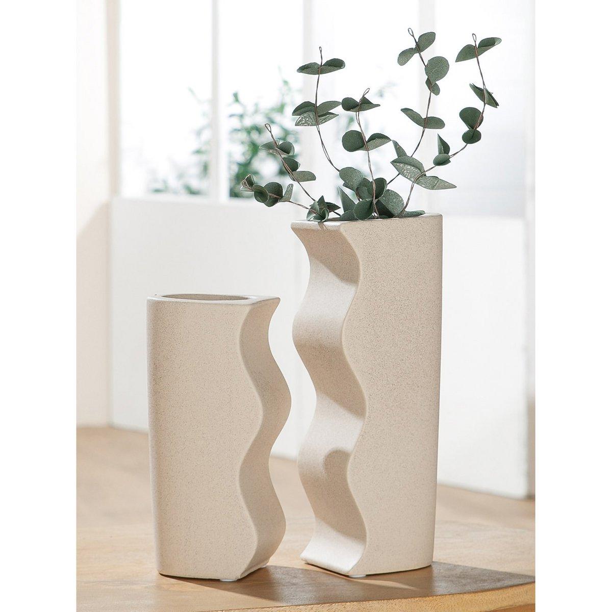 2tlg. Set Vase Onda H.25,5 cm