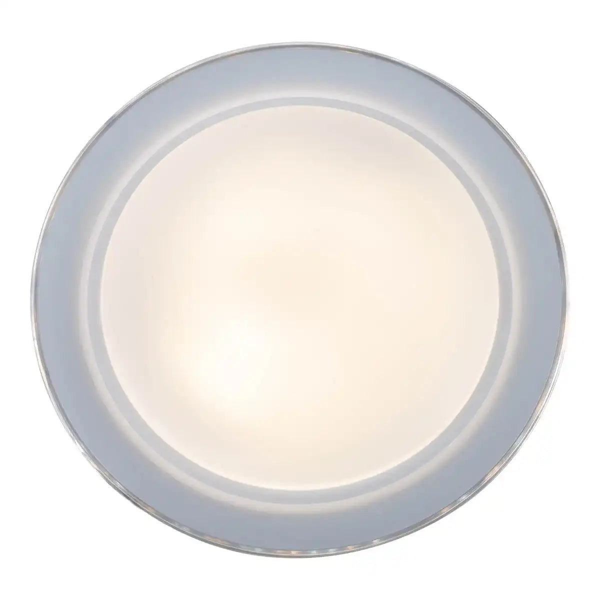 LED Deckenleuchte "CLAIRE" Ø 50,5 cm, 7,5 cm hoch, Metall und Kunststoff in Weiß, integrierte LED, 1600 lm, dimmbar, CCT-Funktion, 3000-5000 K, Nachtlichtfunktion
