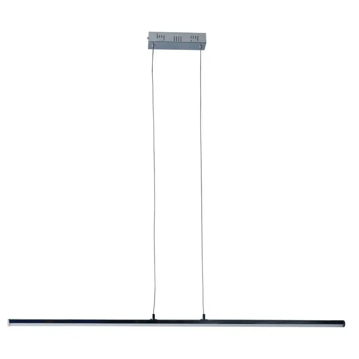 LED Pendelleuchte "BEAM" aus Metall und Kunststoff in Stahl-blank, mit integrierter LED