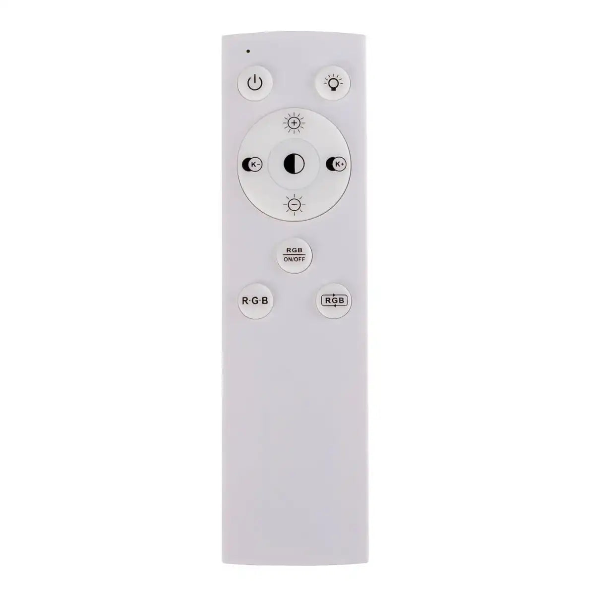 LED Deckenleuchte CCT / RGB mit Mondstruktur, Ø 50 cm, viele Funktionen, aus Metall und Kunststoff, inkl. Fernbedienung