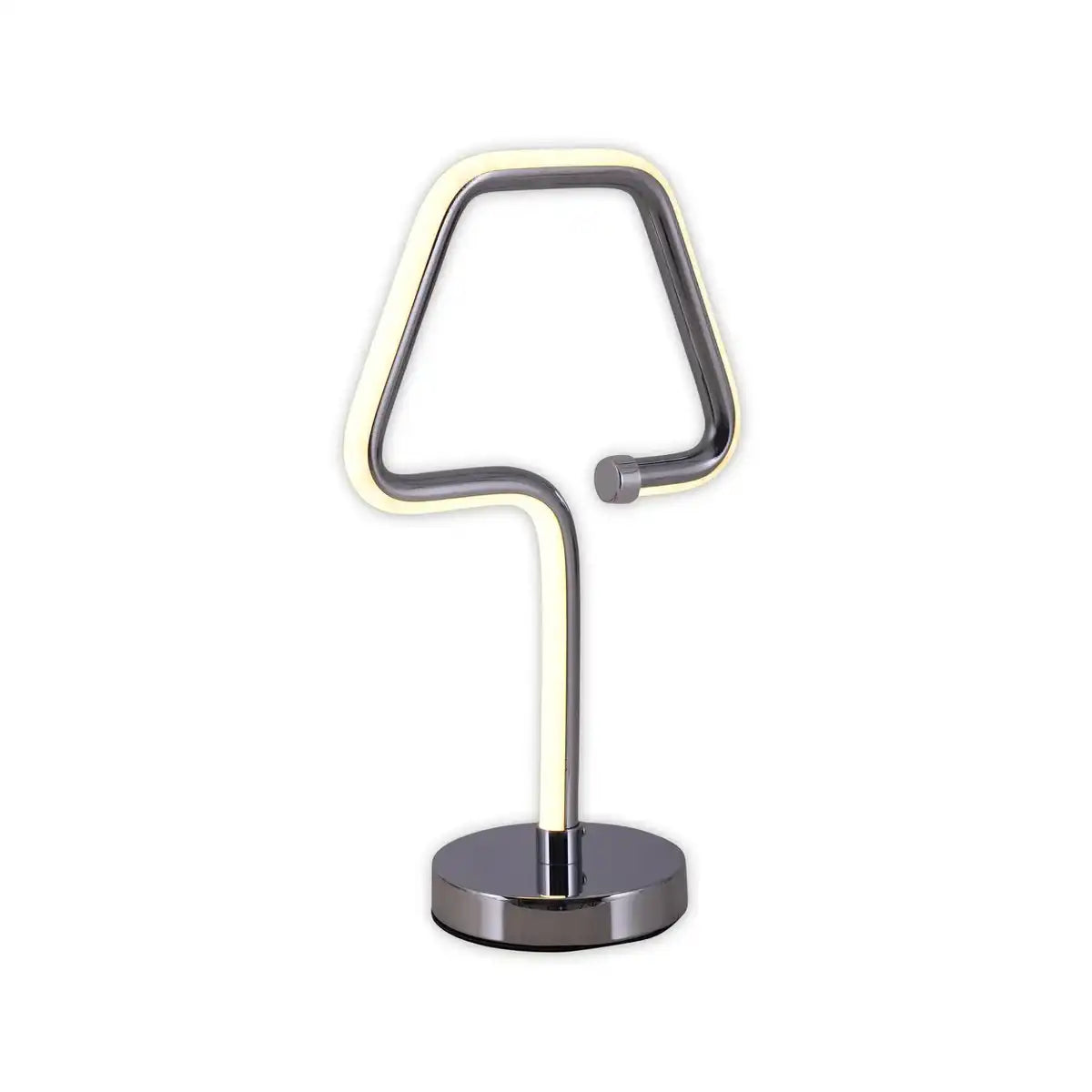 LED Tischleuchte "Loop Line" h: 30cm chrom
