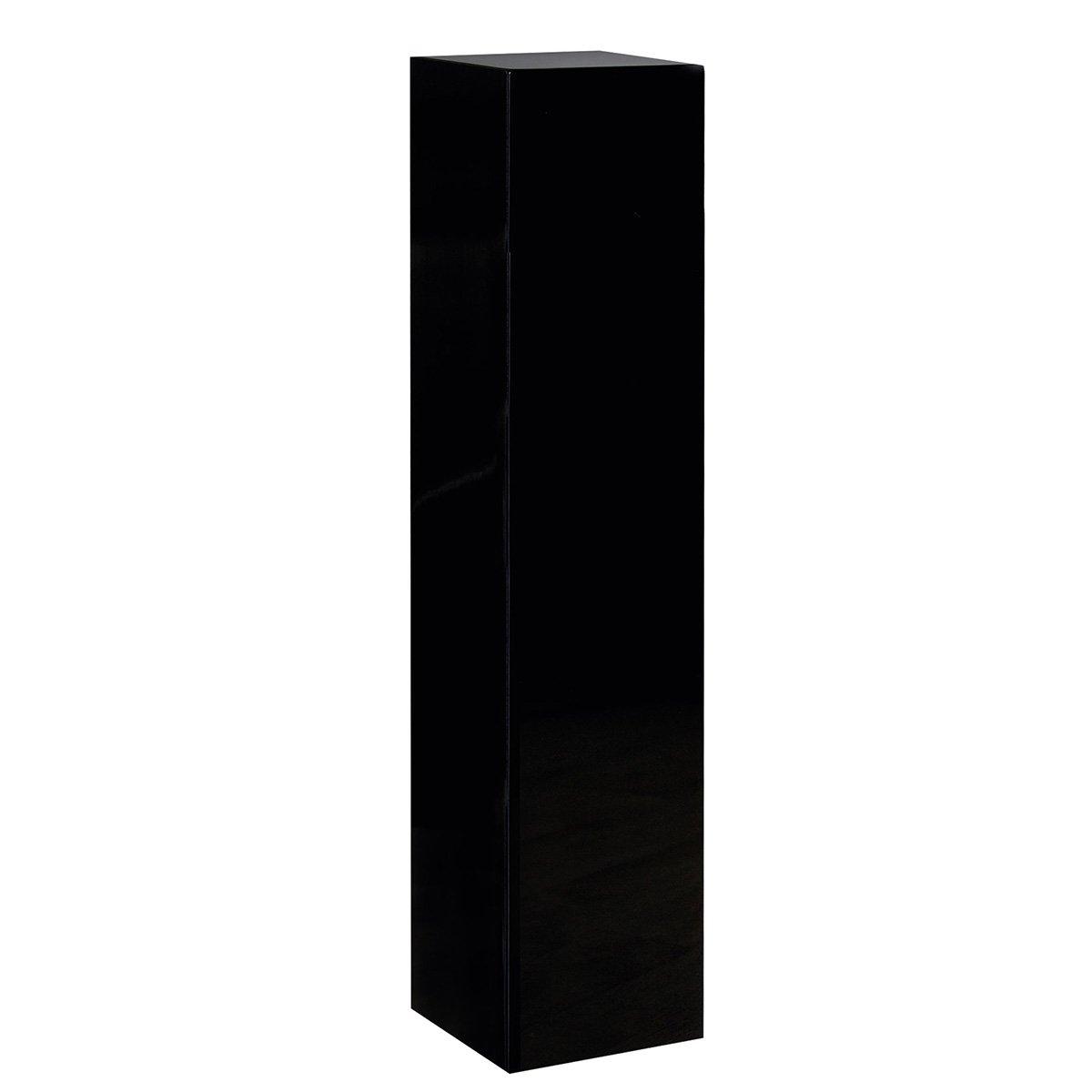 Säule"Solid"schwarz glänzend H.120cm