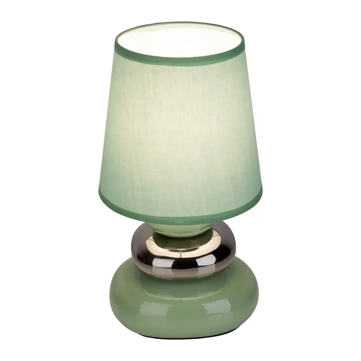 Keramik Tischleuchte "STONEY" mint - Klassik - Tischleuchte - - mint - E14 - keine Angabe