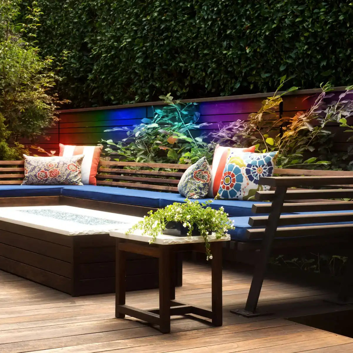 Digitaler Indoor LED-Stripe 5m, aus Kunststoff, bunt, integrierte LED