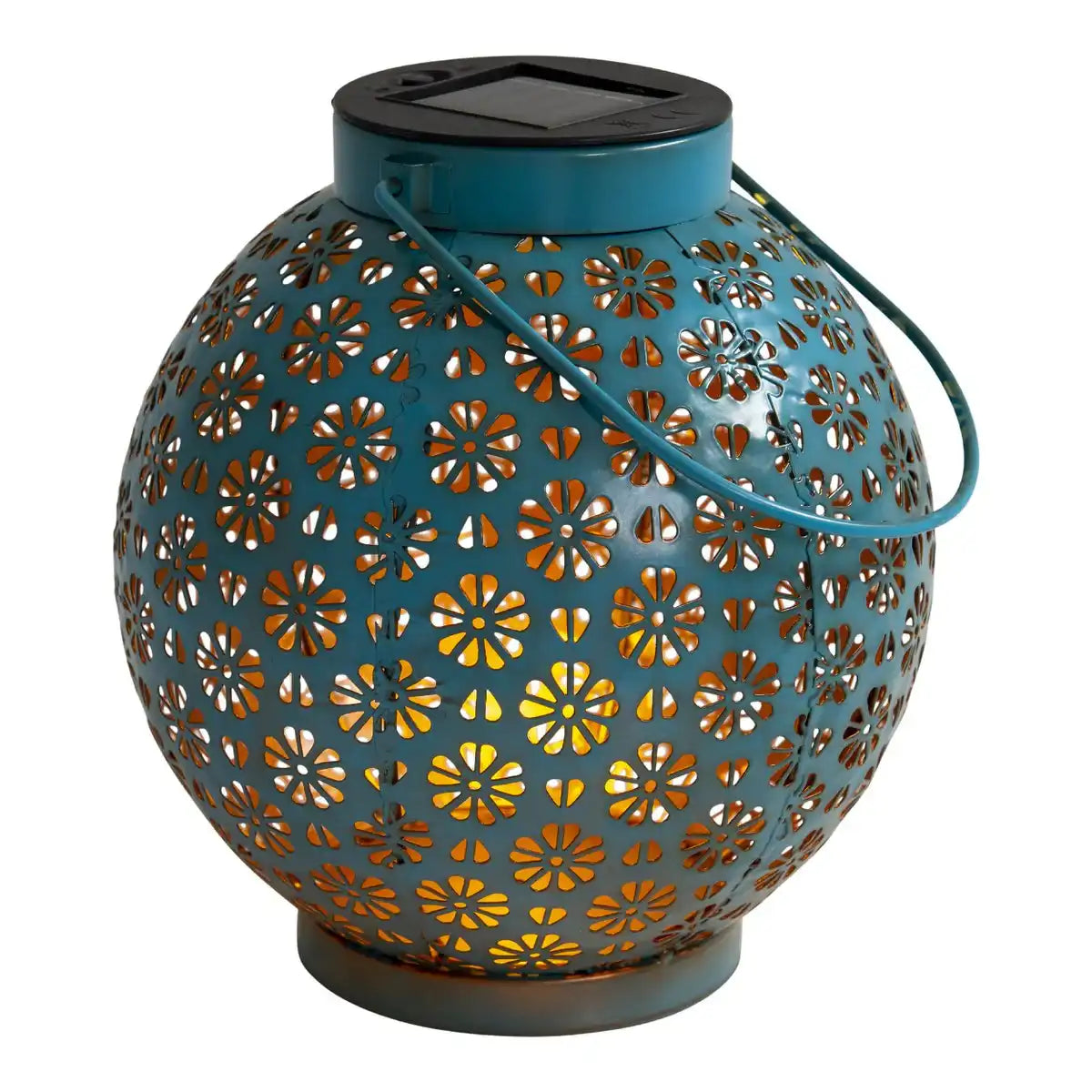 2er-Set LED Deko-Solarleuchte l/b: 18cm blau