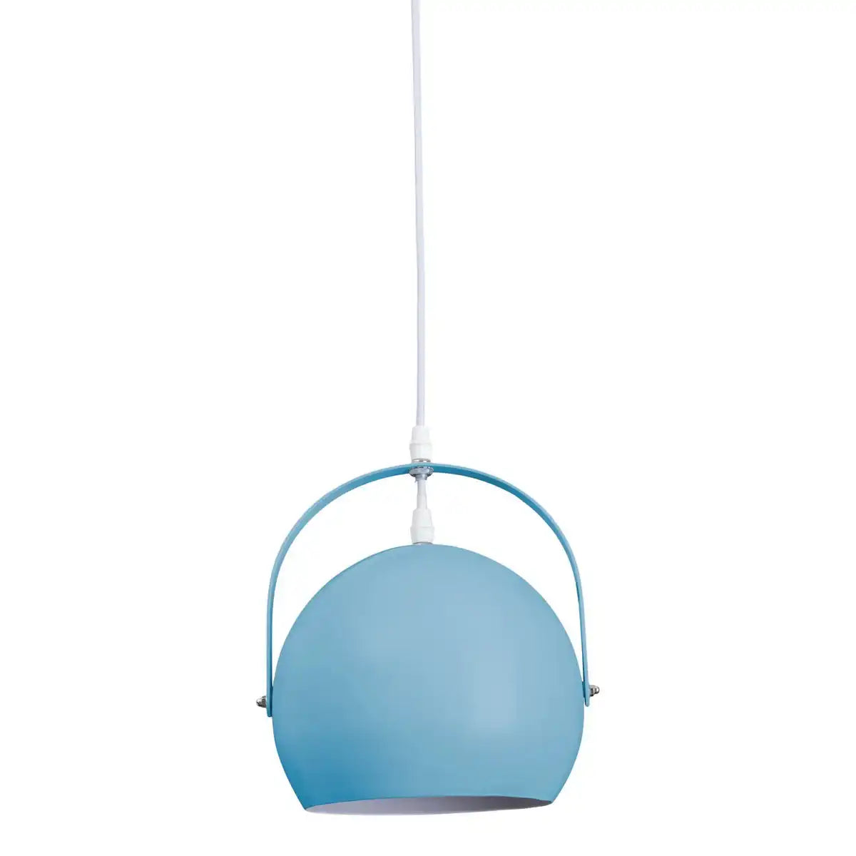 Pendelleuchte "COLORADO" blau Ø ca. 25 cm, Metall, E27-Fassung, Beleuchtung für Wohnzimmer, Esszimmer, Kinderzimmer