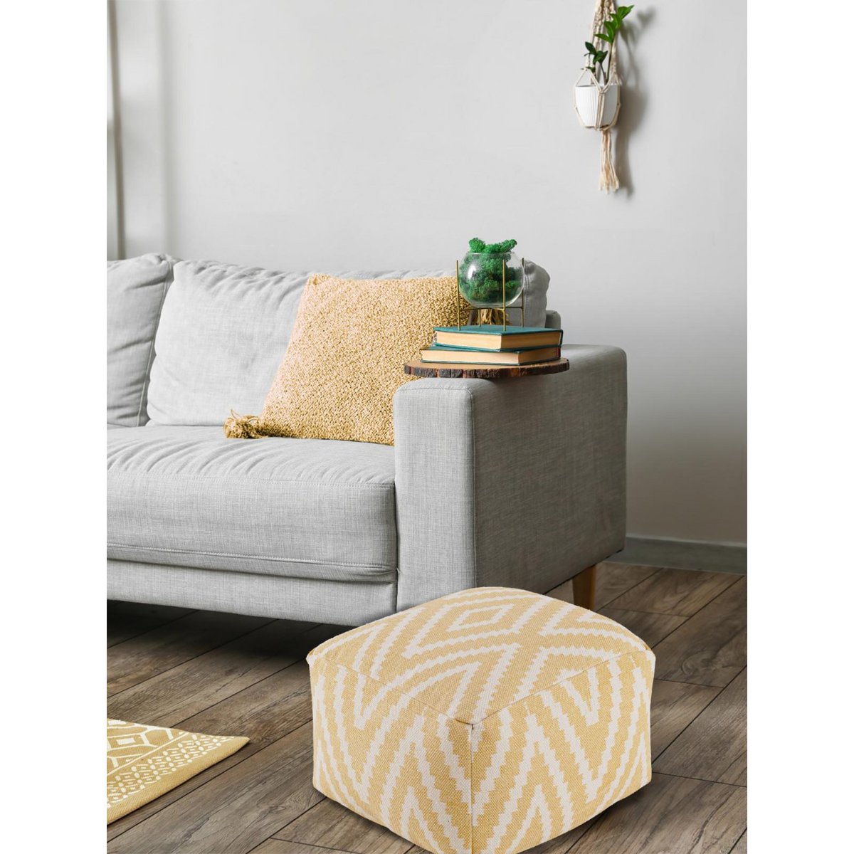 Sitzwürfel Fußhocker Sitzhocker 50x35x50cm Pouf