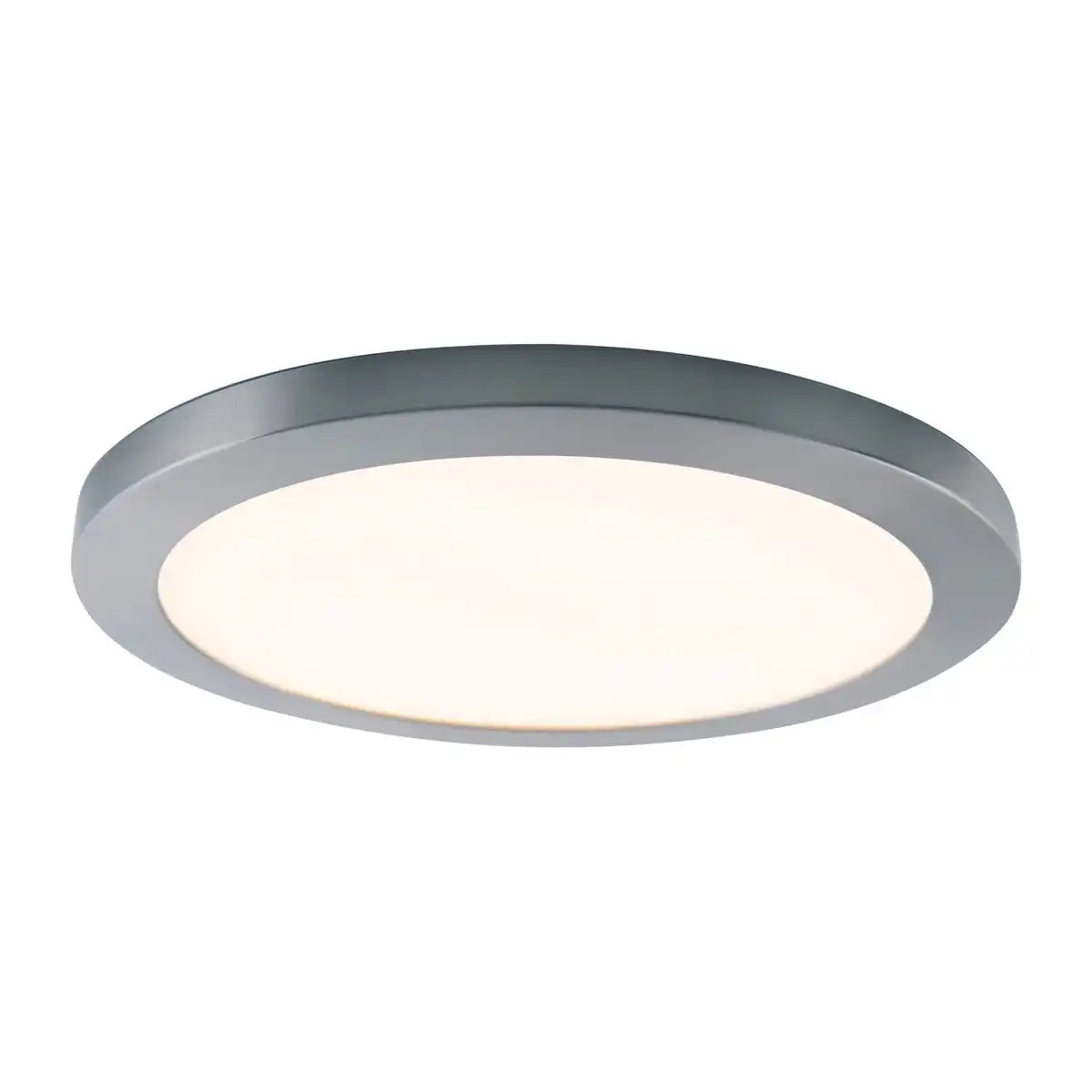 LED Deckenleuchte "BONUS", Funktion, Deckenlampe aus Metall und Kunststoff in Chrome/weiß wechselbar, mit fest verbauten LEDs, 33 cm Durchmesser