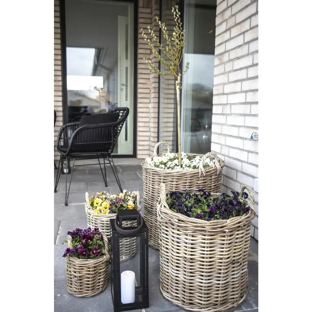 Caor-Körbe – Natur, Kubu-Rattan, 4er-Set