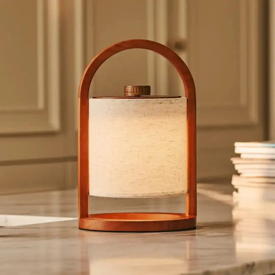 Flusskastanie Holz wiederaufladbare Lampe - dimmbares und schnurloses Licht