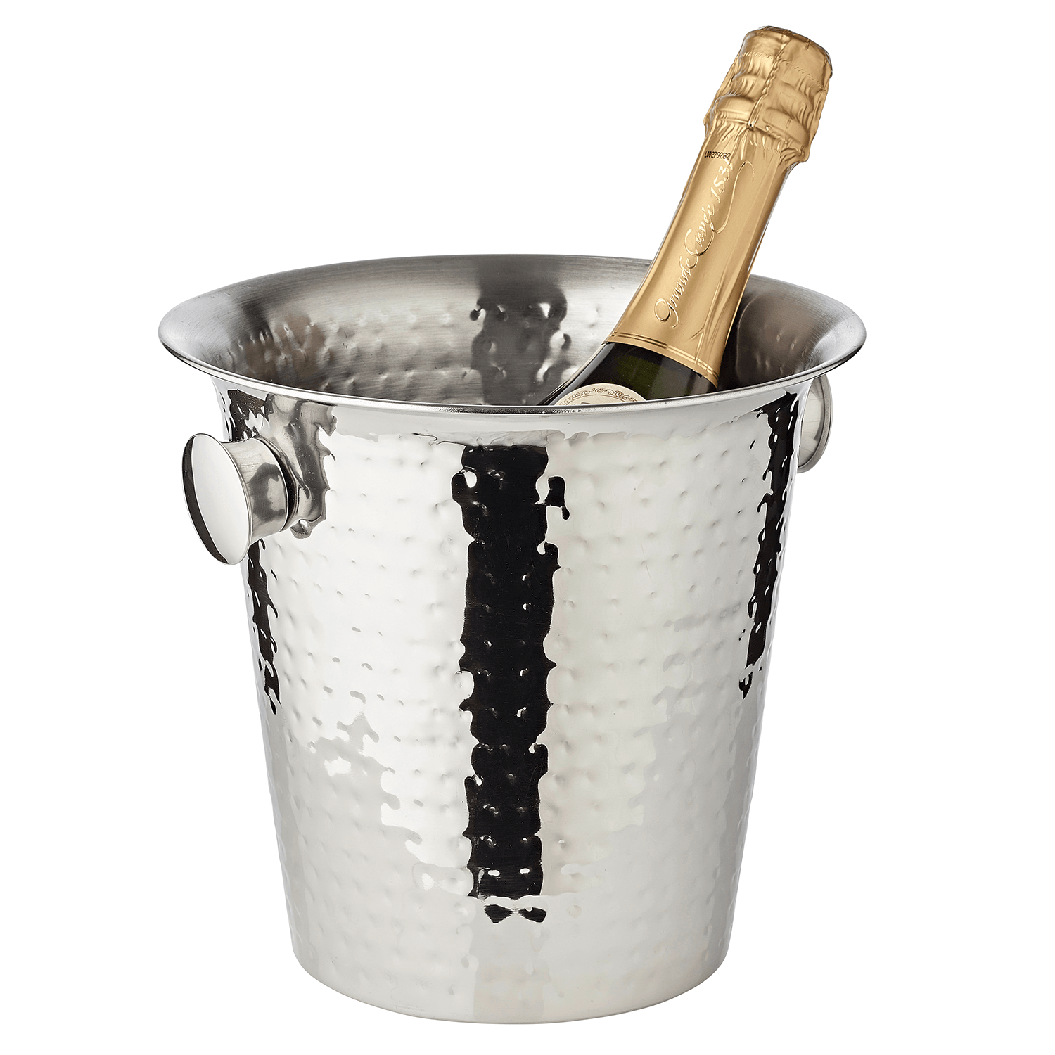 3er Set Champagner Kühler Weinkühler Edelstahl Ø 21 cm - HomeDesign Knaus