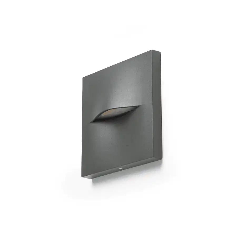 4 er Set BOBO LED Wandleuchte Außenleuchte anthrazitgrau 3W IP65 3000K - HomeDesign Knaus