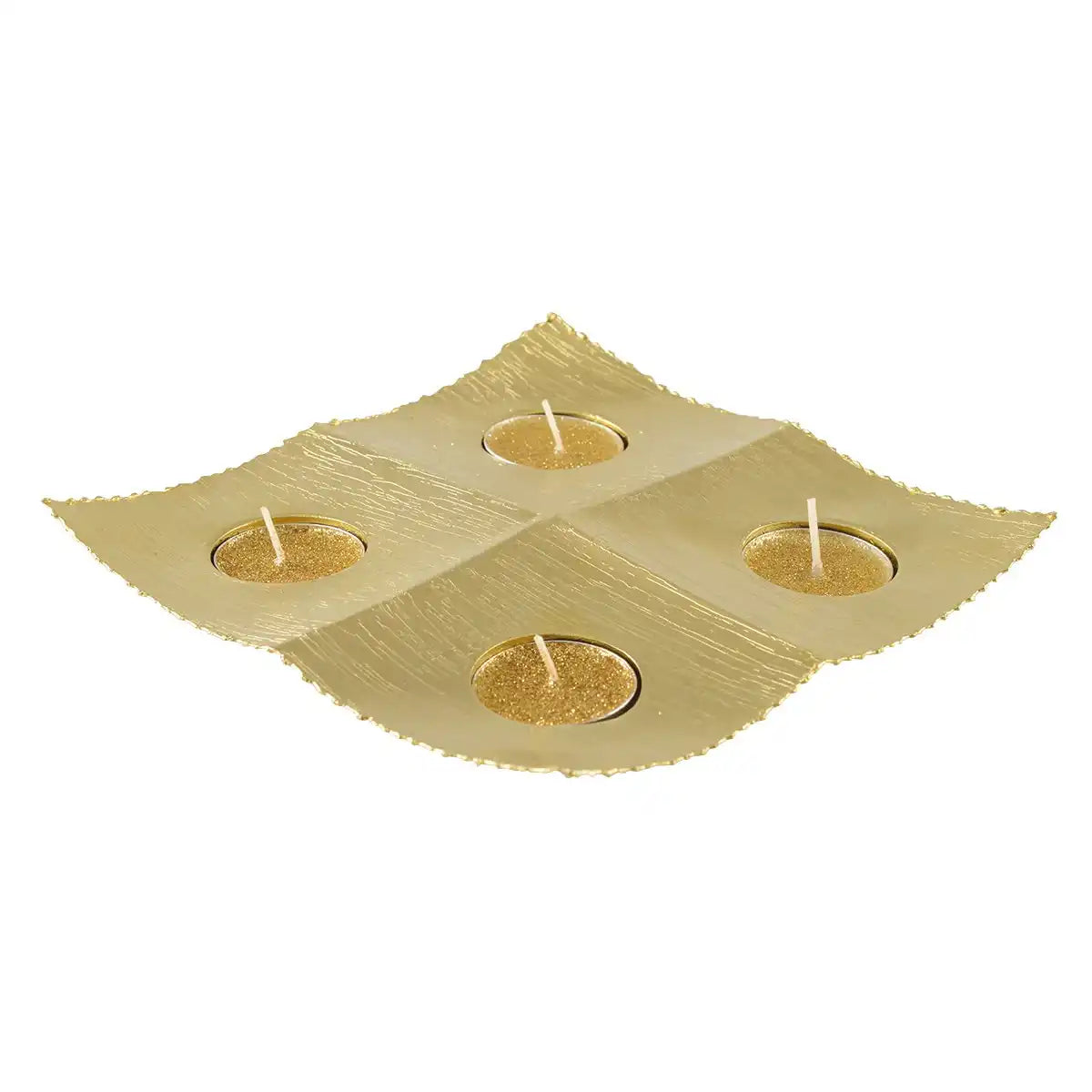 4 LICHT KERZENHALTER GOLD MAT - HomeDesign Knaus