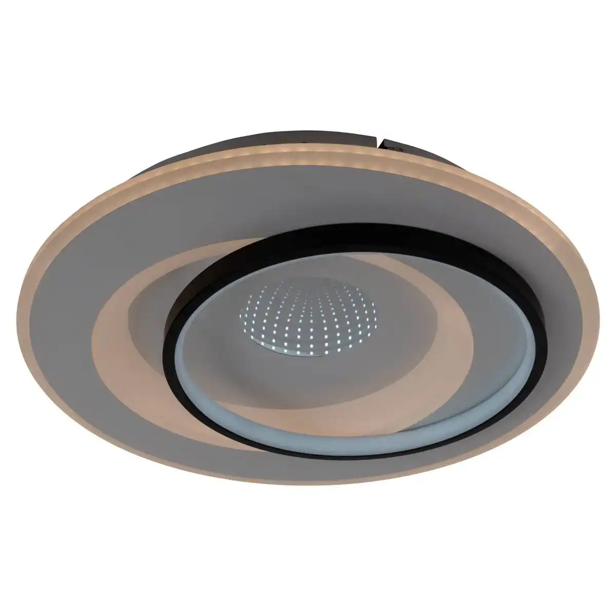LED Deckenleuchte 3D-Effekt "MALEA" Ø 49 cm, mit vielen Funktionen, Fernbedienung inklusive