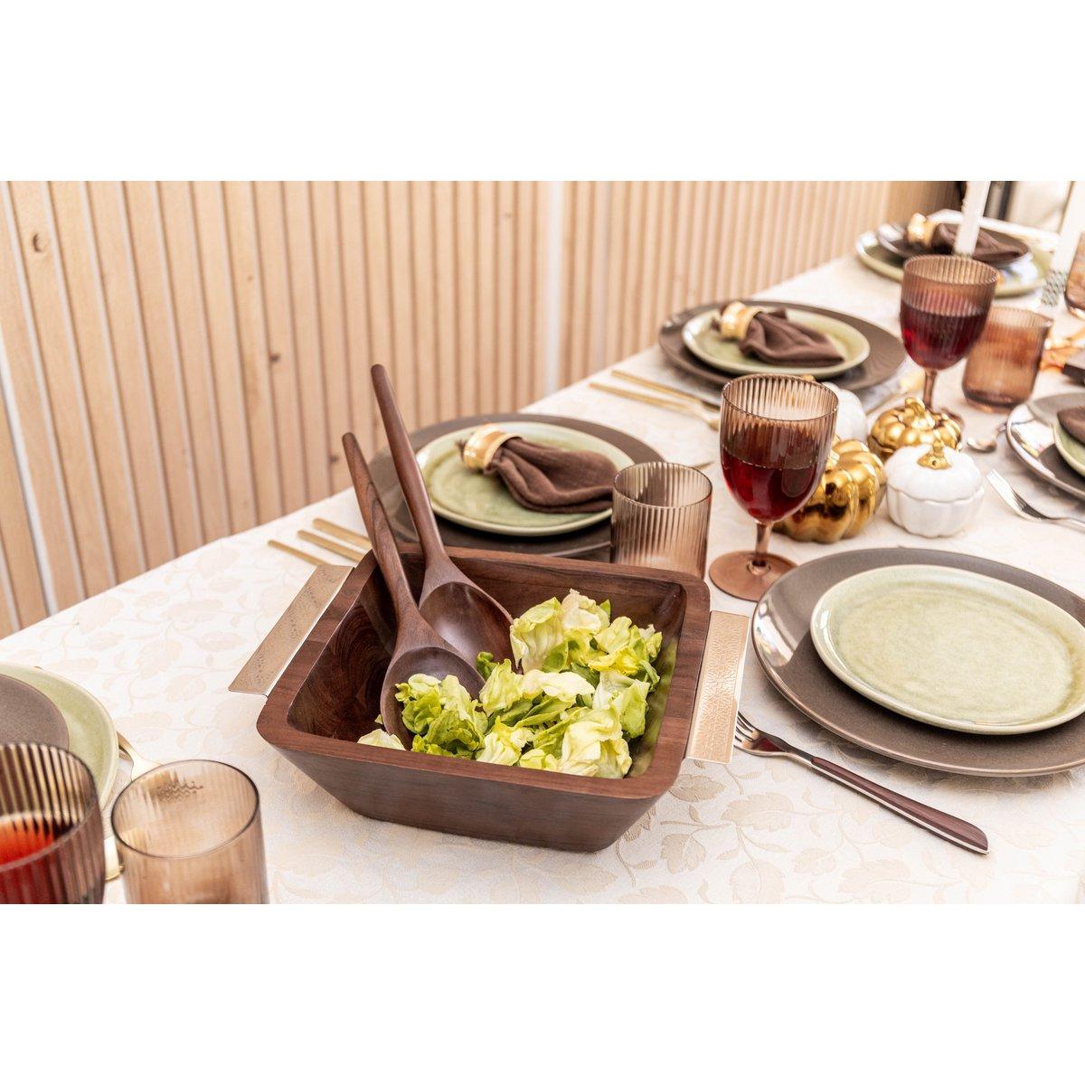Salatbesteck aus Holz
