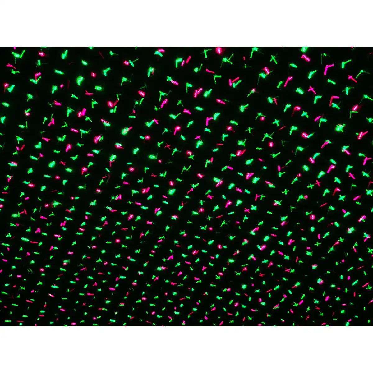 Laser-Außenerdspieß m. Projektor , Erdspieß aus Kunststoff, bunt, mit integrierter LED, Strahler für Außen
