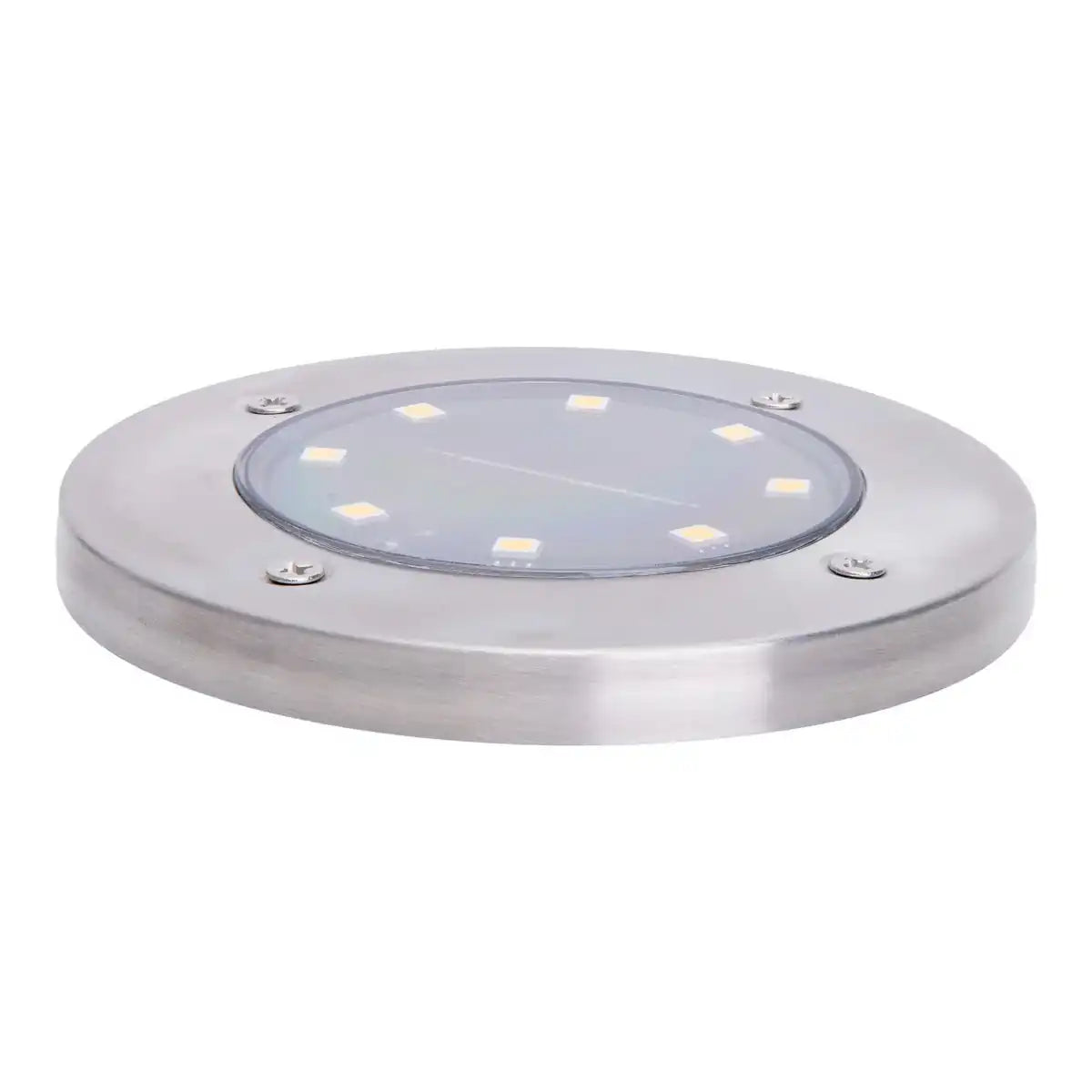6er-Set LED Solar-Boden-Erdspieß "KIAN" , für Außen, Erdspieß aus Metall und Kunststoff in Stahl-blank, mit integrierter LED