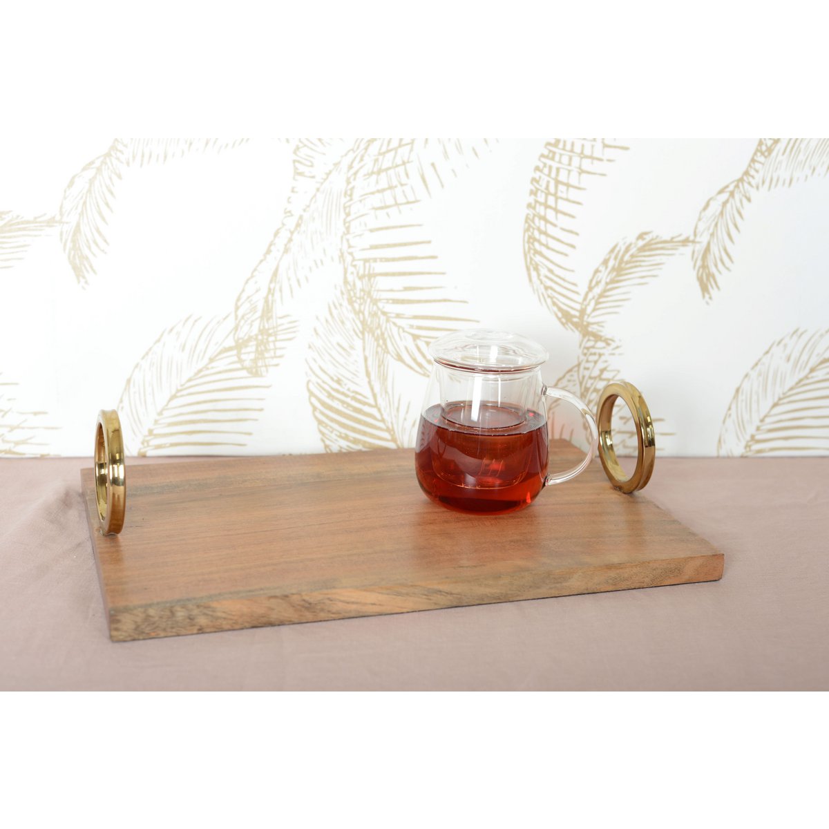 GLAS-INFUSIONSBECHER MIT GLASFILTER 550ML