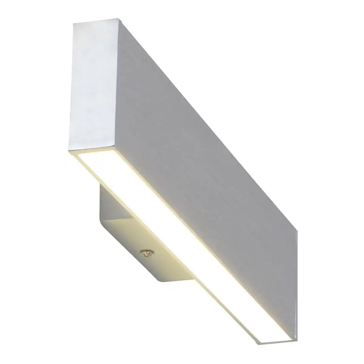 LED Wandleuchte "DUBAI", moderne Wandlampe aus Aluminium und Kunststoff, fest verbaute LEDs, 32 cm lang bzw. hoch. Ideal für die Ausleuchtung von Eingangsbereichen, Fluren, zur Strukturierung von großen Wandflächen