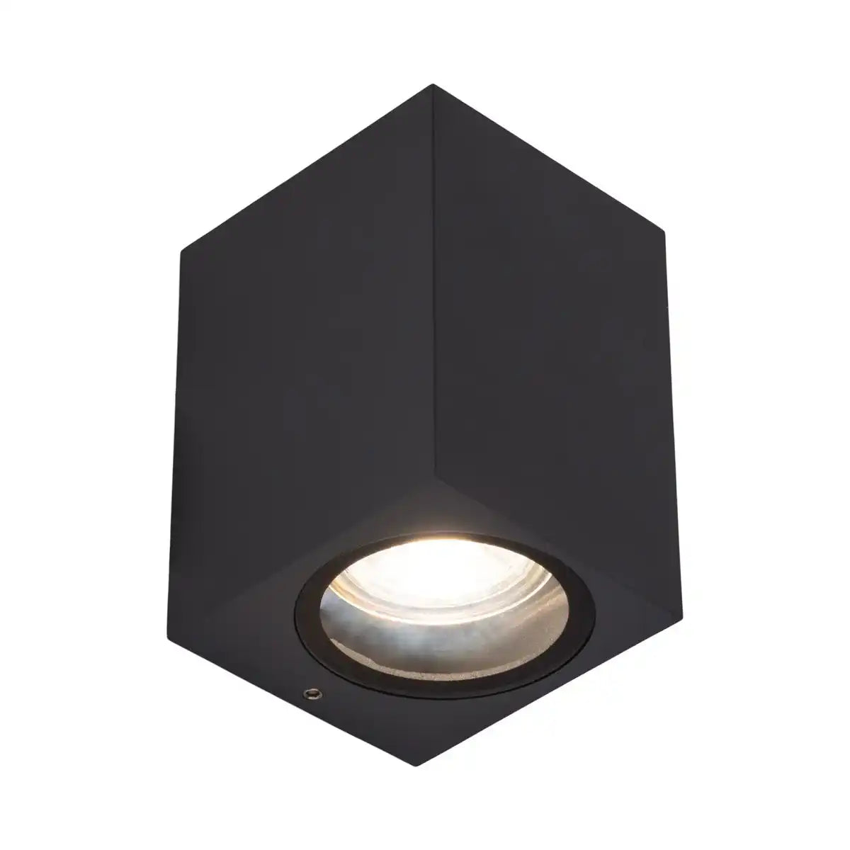 Außenwandleuchte "CUBUS", aus Metall und Glas in Anthrazit, GU10 Sockel