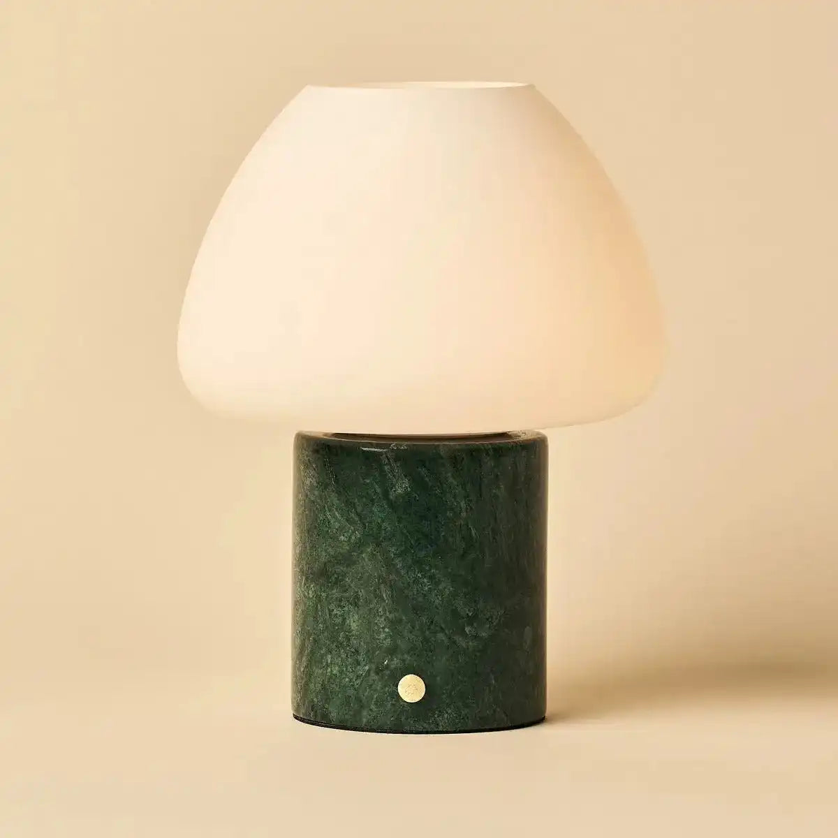 Ostade Green / Verde Alpi - Einzigartige Marmorlampe mit 3 hellen Farben und Dimmfunktion