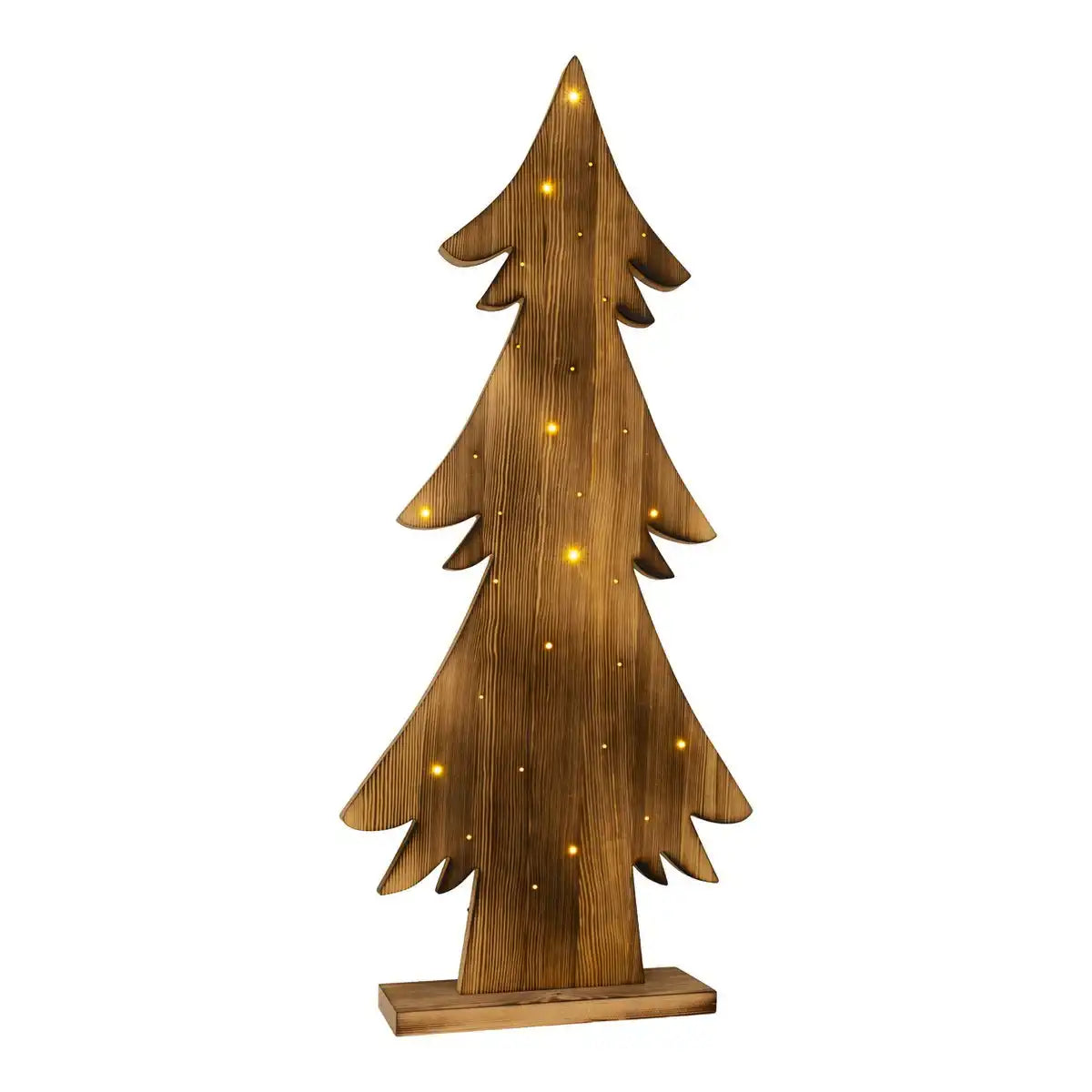 LED-Weihnachtsbaum aus Holz, H: 90 cm