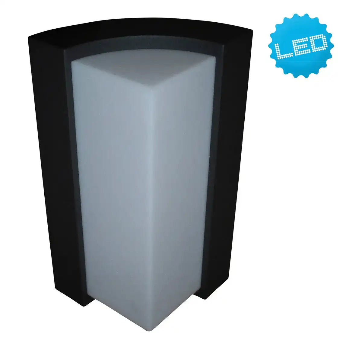LED Außen Wandleuchte "RICO" 14,8 cm hoch , aus Metall und Kunststoff in Anthrazit, mit integrierter LED