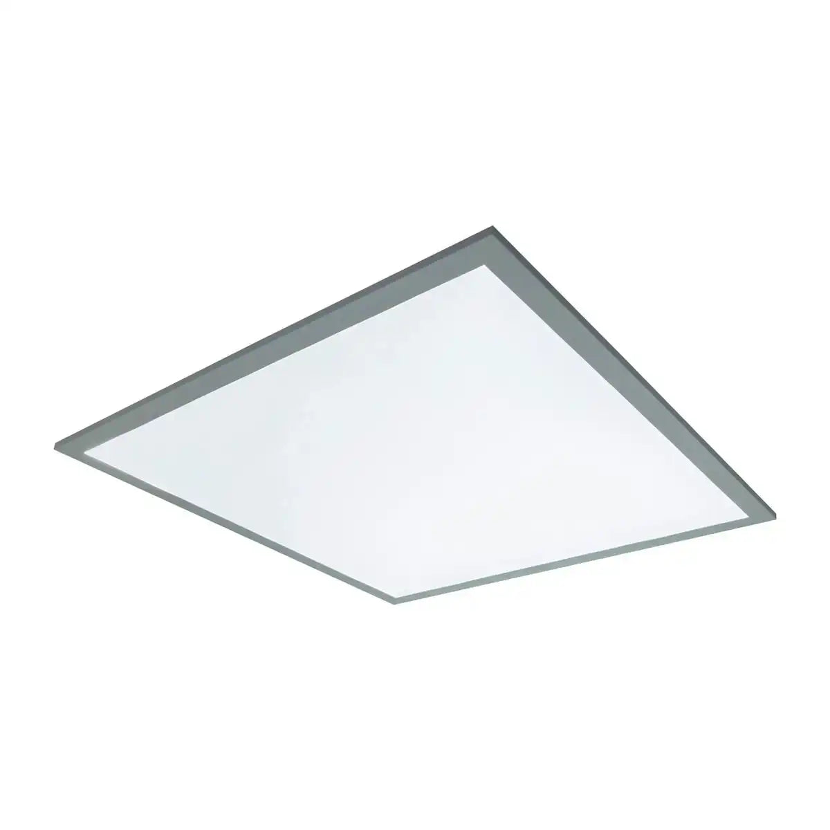 LED Panel-Deckenleuchte "NICO", funktionelle Deckenleuchte aus Metall und Kunststoff in weiß, mit festverbauten LED und vielen Funktionen, ideal für Büro, Praxis oder Werkstatt, ca. 59,5 x 59,5 cm