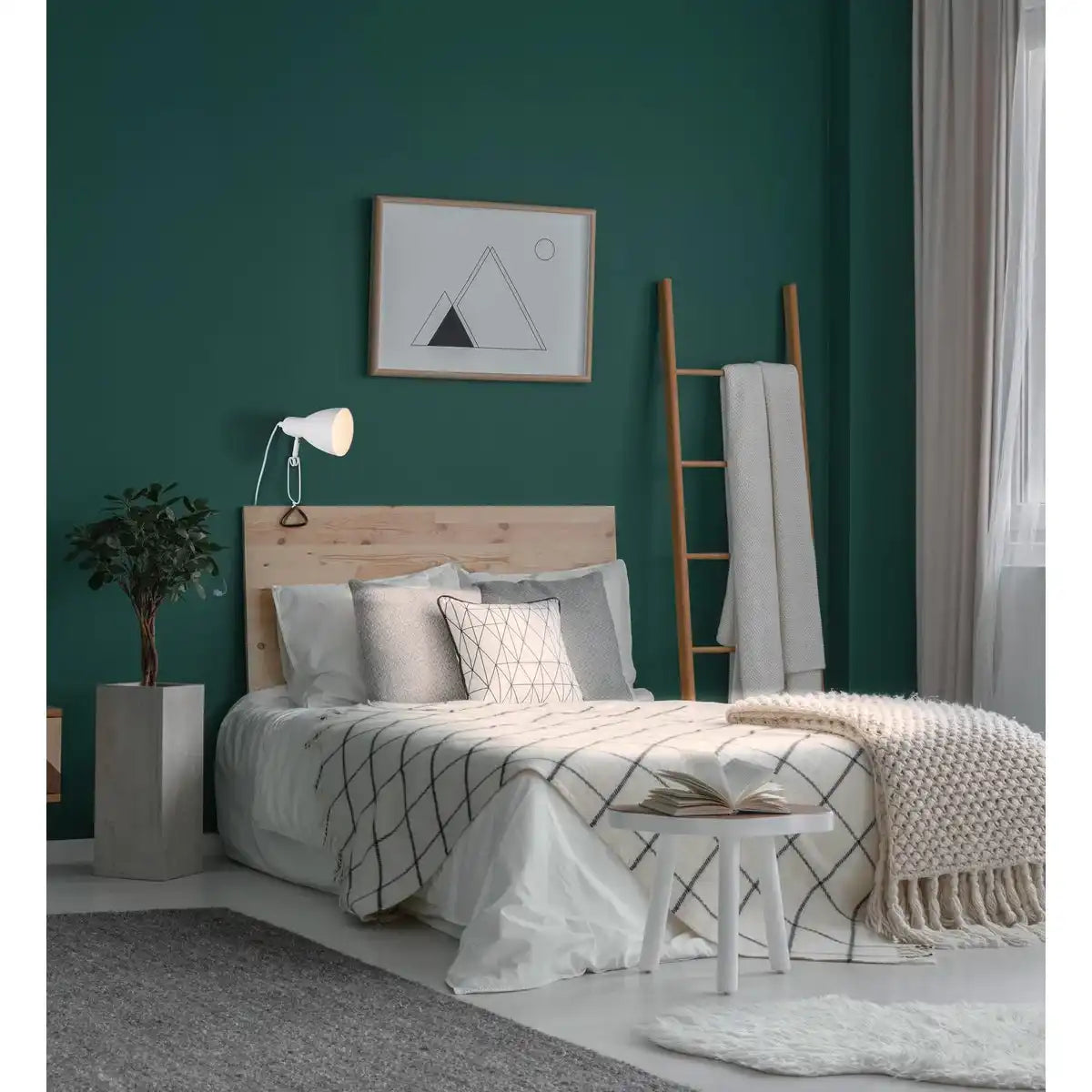 Klemmtischleuchte "MARA" matt weiß für E14 max. 18 Watt, für Innenräume, 28 cm hoch