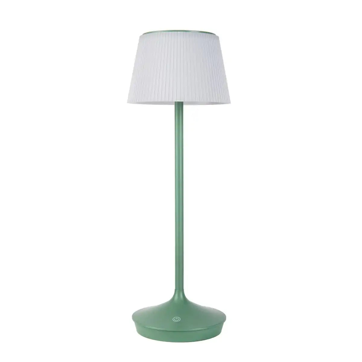 LED Leuchte "EMMI" für Außen und Innen, Tischlampe aus Metall und Kunststoff, mit fest verbauten LEDs, LED Tischlampe für Balkon, Terrasse, Garten, Wohnzimmer, Wintergarten, ca. 38 cm hoch