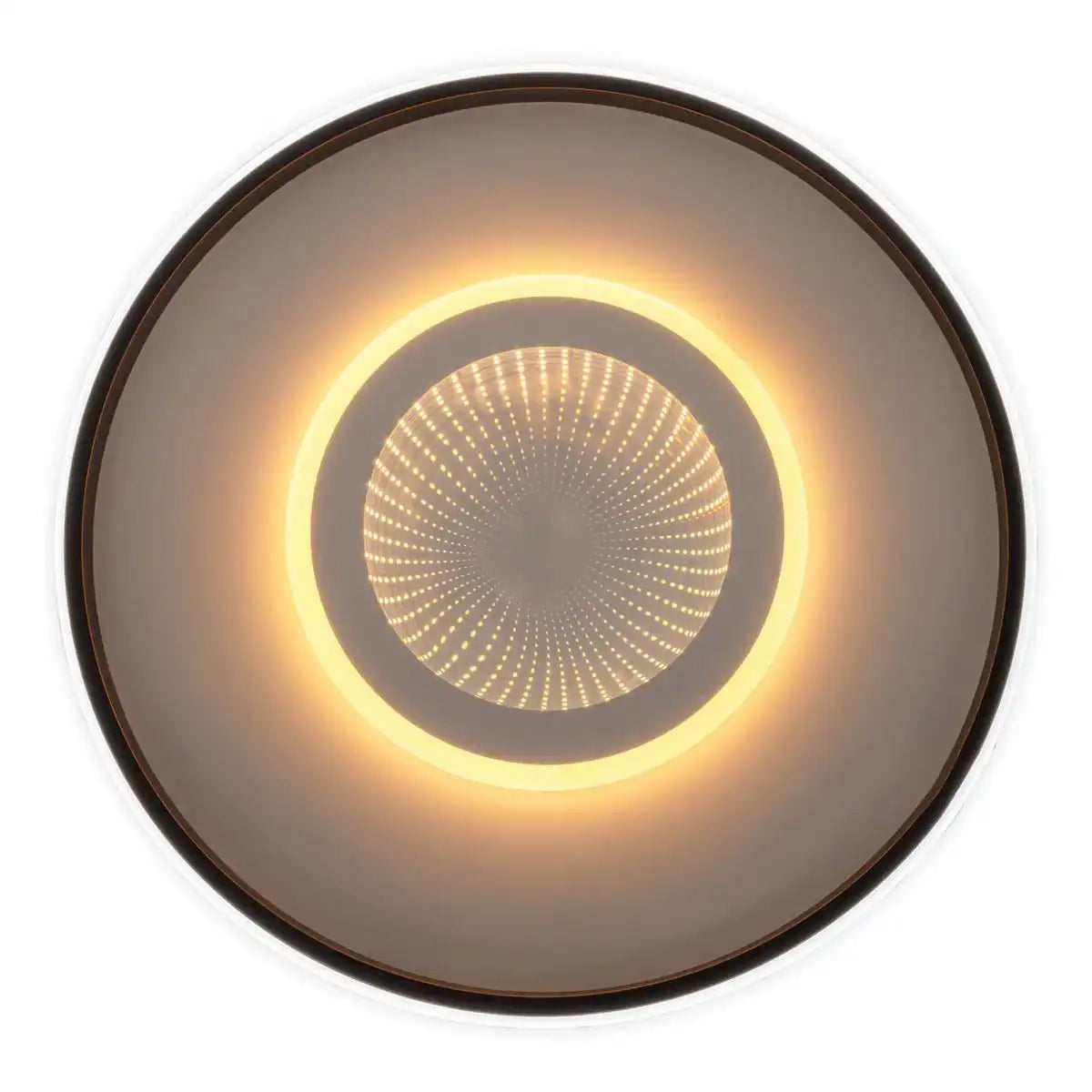 LED Deckenleuchte 3D-Effekt "Redona" Ø 50 cm, mit vielen Funktionen, Fernbedienung inklusive